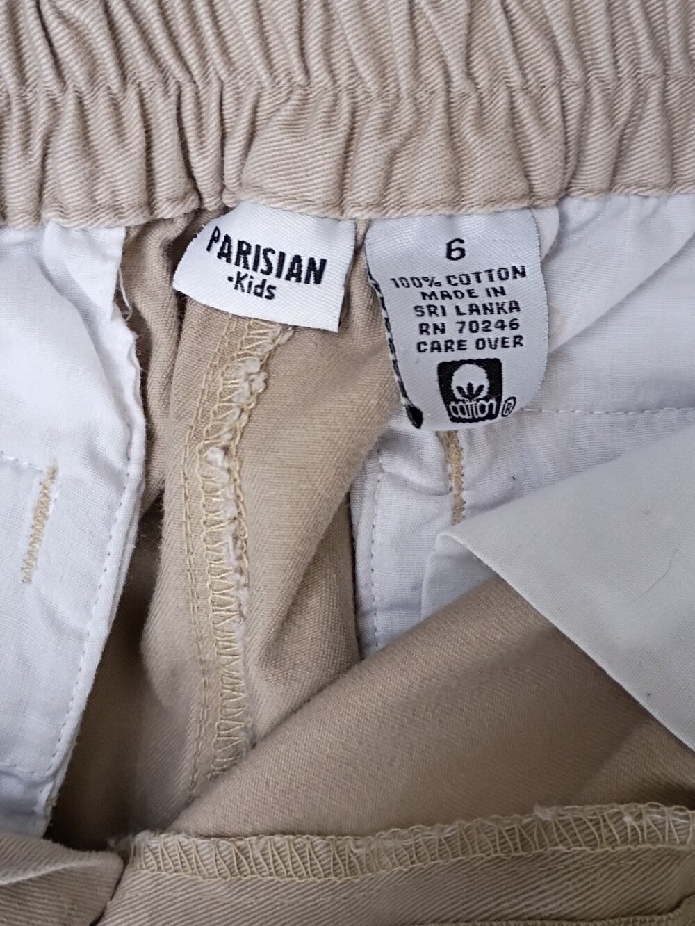Parisian Kids Boy's Khaki pants sz 6 - Picture 3 of 9